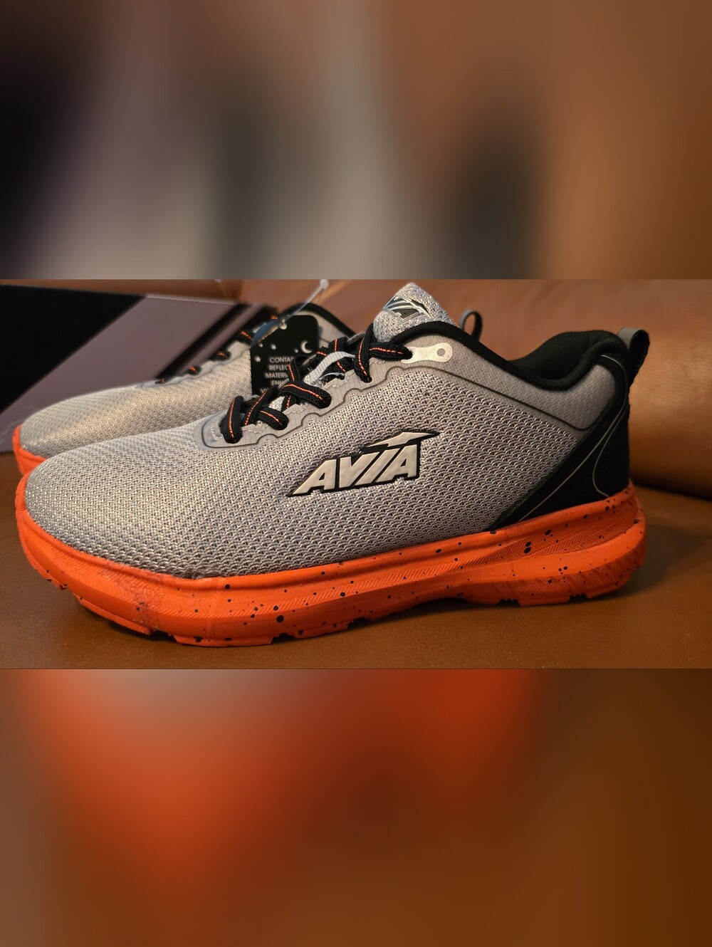 Avia Reflective Running Shoes size youth 2